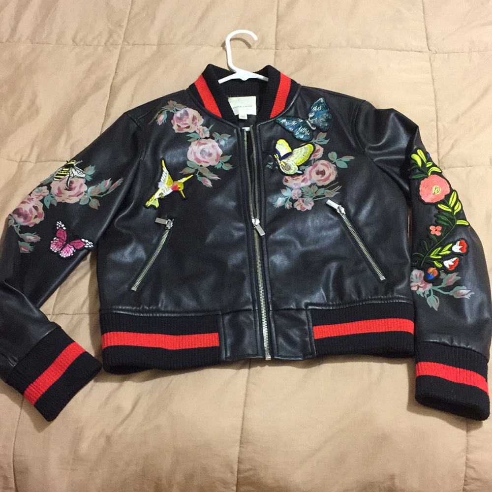 Silence + Noise leather jacket size S BNWOT